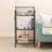 3-Shelf Tier Standing Unit Storage Wire Shelving Multipurpose Rack Organizer With 4-Hooks For Bathroom Laundry Kitchen Office, Black