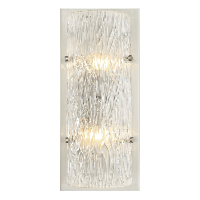 Morgan 2-Lt Sconce - Black, Brushed Nickel
