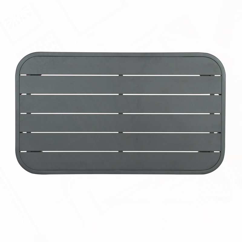 Causeuse et table d'extérieur, Gris, Gris