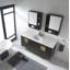 Ensemble de meuble-lavabo simple 60 po Maisie-484159203-484159214