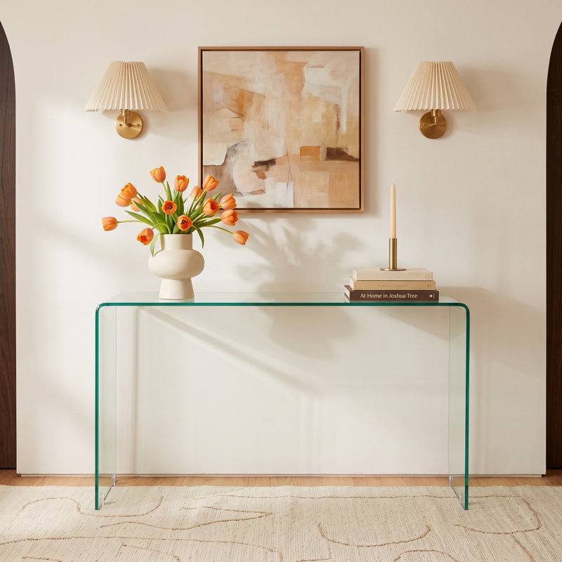 Arvani Console Table, 30" H x 43" W x 14" D