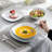 24 Piece Porcelain China Dinnerware Set - Service for 6-878853696