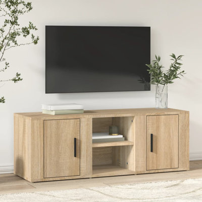  TV Cabinet Sonoma 100X31.5X35 Cm Engineered Wood