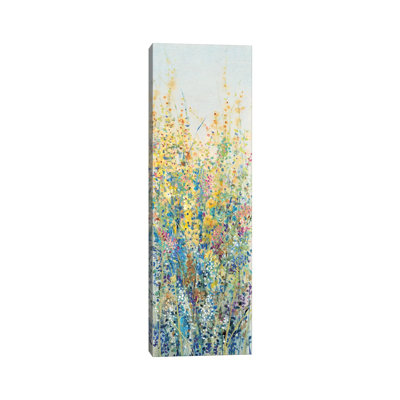 Wildflower Panel III by Timothy O' Toole - Wrapped Canvas Panoramic Painting