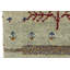 Tapis tribal gris 1 x 3 po Indo Gabbeh
