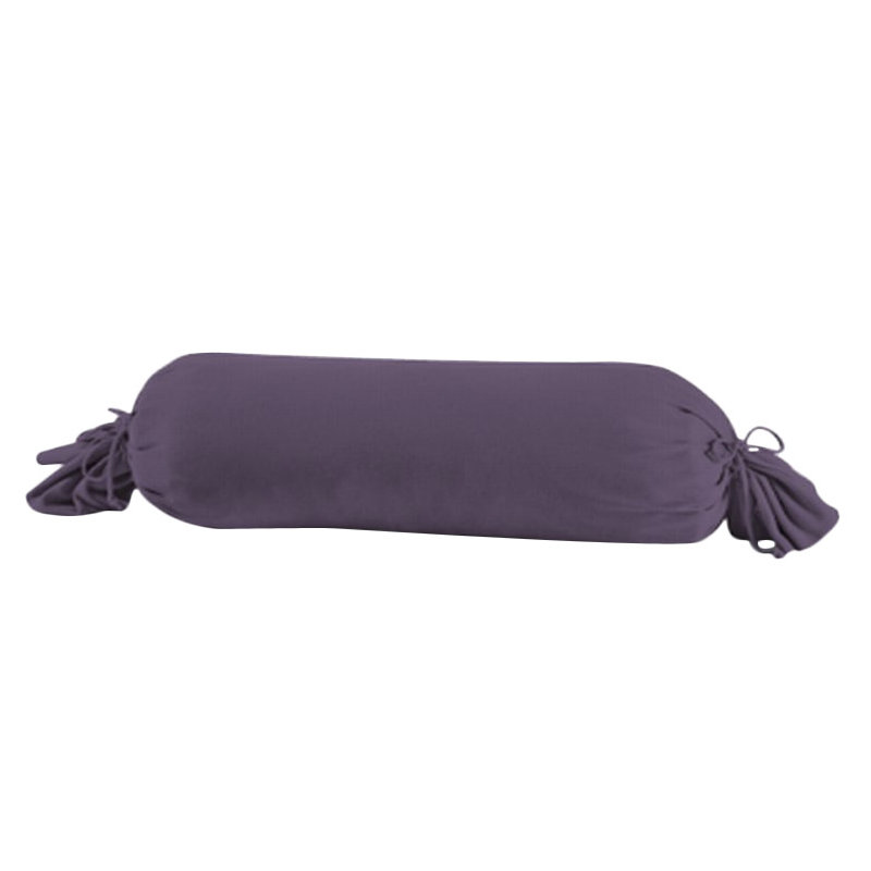Mako-Jersey Bolster Cushion Cover, Plum