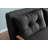 Versatile 2-Seat Sofa-Bed, Dark Grey Linen Fabric, 52.4 x 52.4 x 16.1 inches | 100% Metal Frame, 14-Level Adjustable Backrest | Easily Converts to Bed, Maximum Weight Capacity 440 lbs | Stylish & Functional for Modern Living Rooms-1051474224