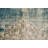 Vintage Oriental Runner Rug with Design in Elegant Blue and Beige from Turkey