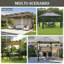 Rideaux à 4 panneaux latéraux pour pavillon de jardin, seulement rideaux-111655997-111656004