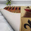 Tapis crème / orange Birdsview