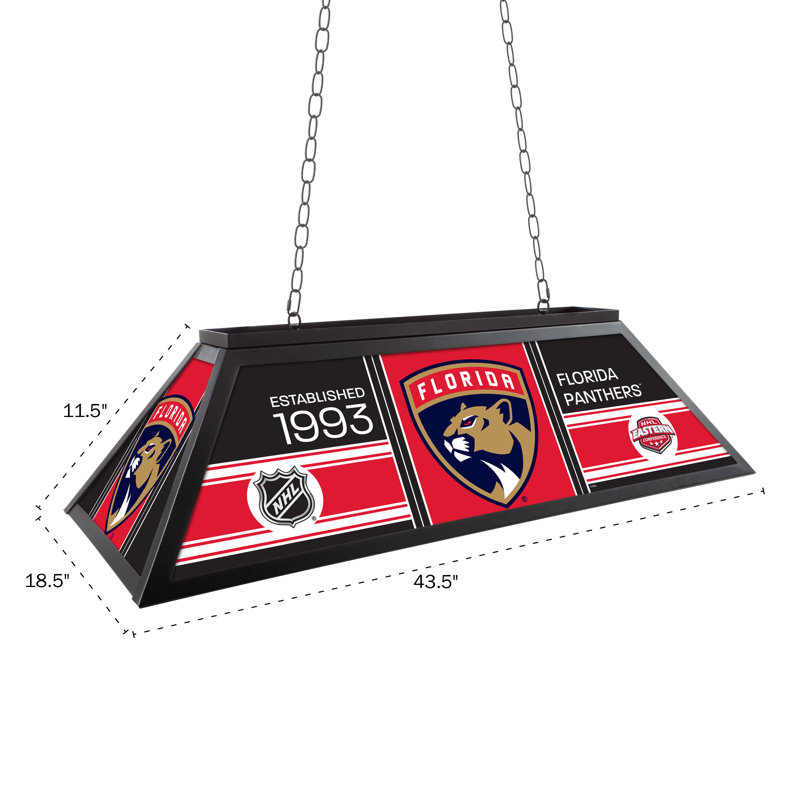 Florida Panthers Patch  44-Inch Pool Table Light