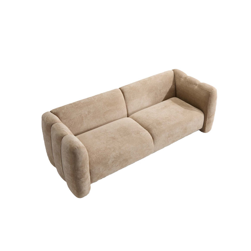 Canapé en tissu de 83 po, Chameau