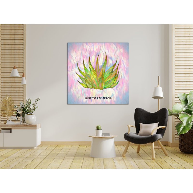 " Haworthia Chloracantha ", 48" H x 48" W x 1.5" D