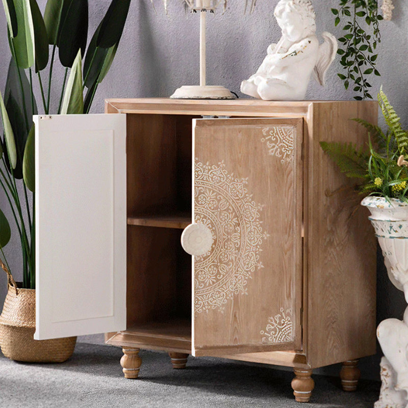 Buffet Retro, H 32,09 po x l 55,12 po x P 13,78 po