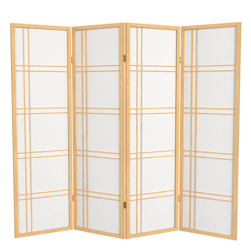 Cloison pliante Keitez, Naturel, 4