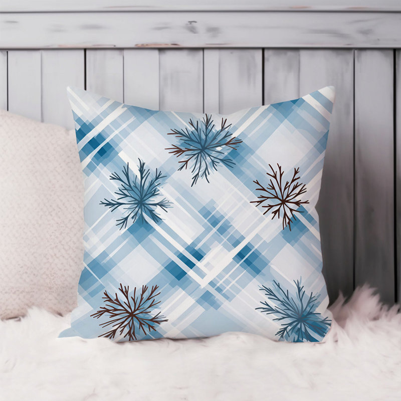 Blue Winter Plaid III Modern