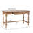 Solid Wood Desk With 1 Drawer And Turned Legs