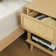Deletha Rattan Side Table with USB Charging,LED Light & Storage