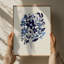 Indigo Floral Bouquet by Josie George — Botanical Wall Art-561740074-561740080-561740085