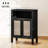 Sideboard Buffet Cabinet with Storage, Modern Accent Cabinet with 2 Doors and Adjustable Shelf, Freestanding Buffet Table, Distressed,wood-158181969