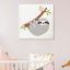 «Grey Sloth», peinture sur toile tendue-495968430