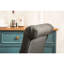 2 chaises de salle à manger en bois massif gris anthracite - boutons élégants, rembourrage confortable, chaises design (2) accents de boutons, matériaux, style élégant-1938262697