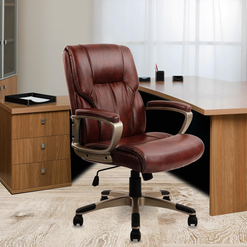 Fauteuil de direction Leesburg, Brun