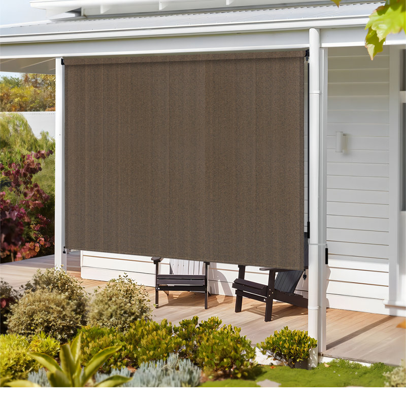 Semi Sheer Roller Shade, 60"W x 72"L, Mocha