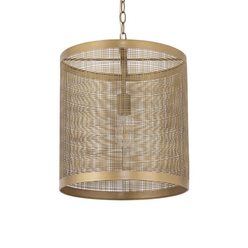 Sanger - Luminaire suspendu simple, Doré