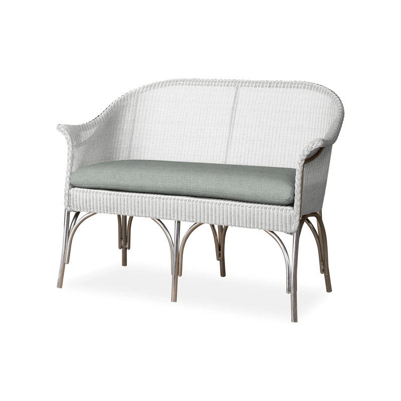 All Seasons Outdoor 2 - Seat, White, Bamboo Bay Sky