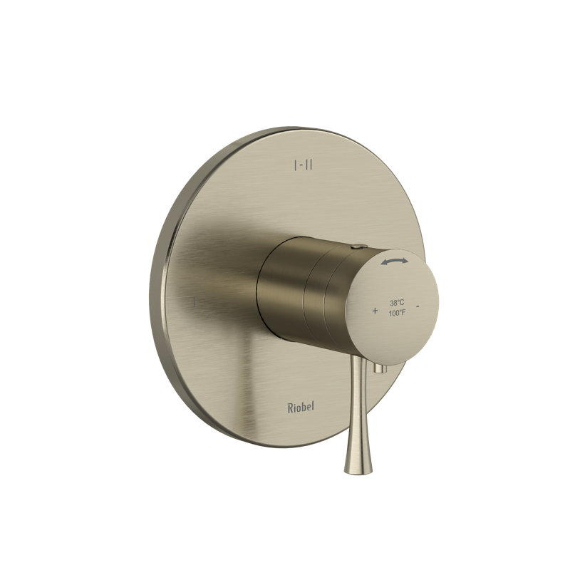 Garniture thermo-équilibrée à pression 1/2 po avec 3 fonctions Edge, Nickel brossé