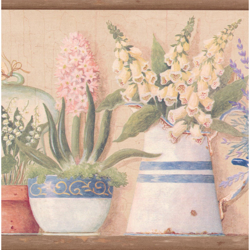 Wall Border, Grey/Ivory