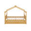 Lit double en bois avec lit gigogne-1158639693