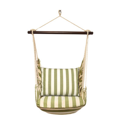 Hammock Swing 4-piece Set: swing, back pillow, bottom pillow and tote