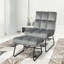 Cygnus 61cm Wide Velvet Ergonomic Recliner with Massager