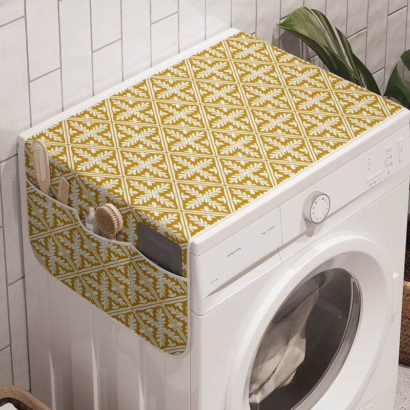 East Urban Home Abstract Washing Machine Organizer Pack of 2 47" x 18.5"
