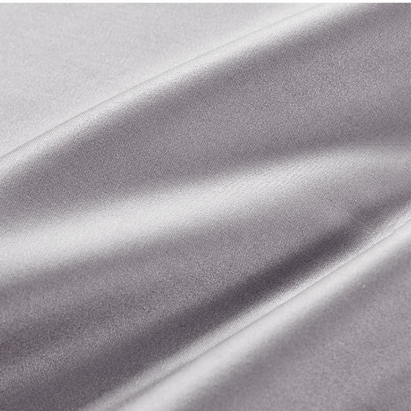 Egyptian-Quality Cotton Floral Duvet Cover, Dark Green/Gray