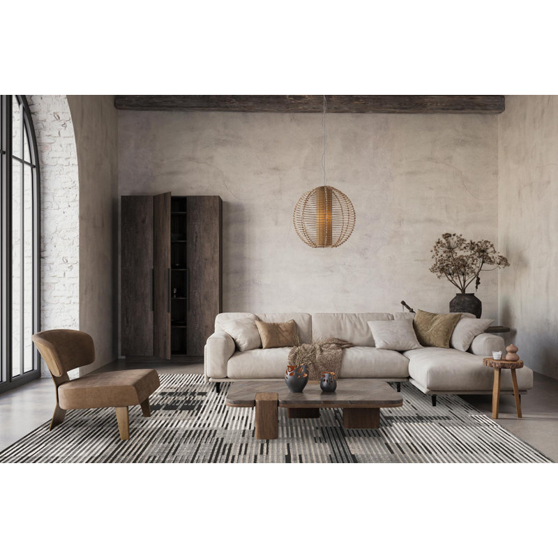 Geometric Shapes Area Rug, Rectangle 200 x 290 cm