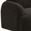 Fauteuil pour enfants en forme de sherpa noir l 25,5 po Raelynn-130375192