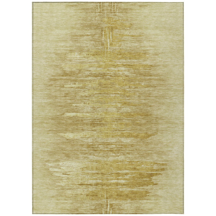 Wigberto Washable Abstract Indoor / Outdoor Rug
