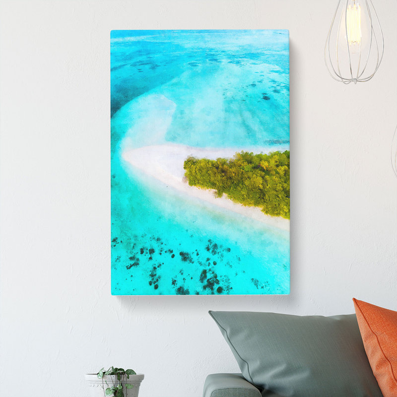 Paradise Island - Wrapped Canvas, 50cm H x 35cm W x 3cm D