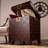Nailhead End Table Trunk - Espresso