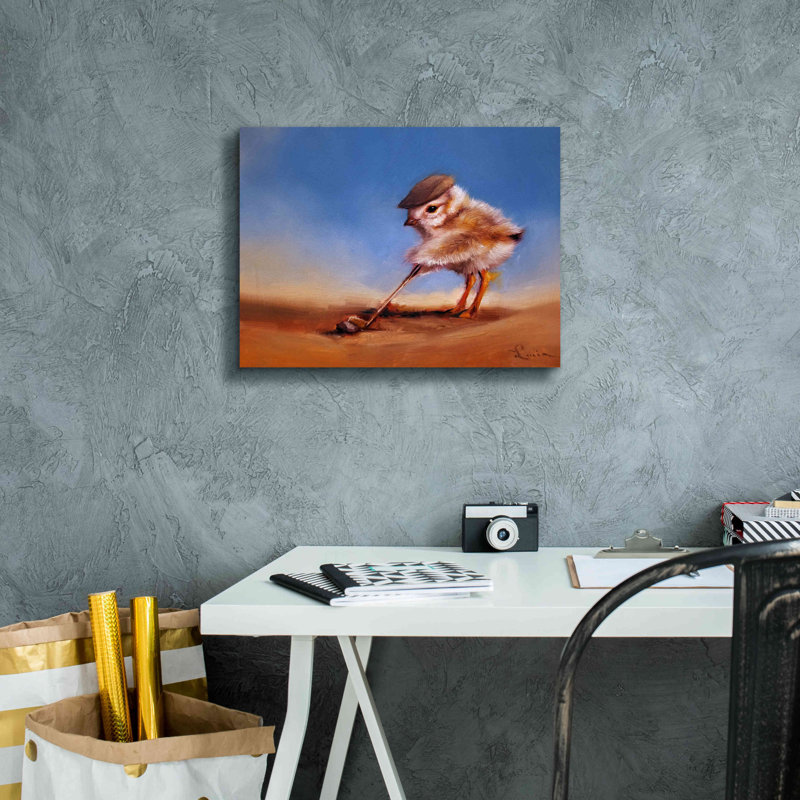 «Birdie Shot» par Lucia Heffernan, H 12 po x l 16 po x P 0,75 po