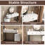 Coiffeuse moderne avec miroir détachable