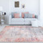 Tapis d'intérieur en polyester Huda avec envers en toile de coton-133005746-76166864