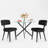 Round Glass Dining Table Sets-712364897