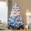 Arbre de Noël artificiel floqué Lake Lake-101419760-106242455