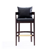 Lorello Upholstered Counter Stool with Solid Wood Frame