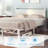 Full Size Bed Frame With Headboard & Footboard, Easy Assembly Sturdy Metal Platform Bed, Anti-slip & Silent Support, No Box Spring Needed With Underbed Storage, Modern Bedroom Furniture, White-1753690432-1753690463
