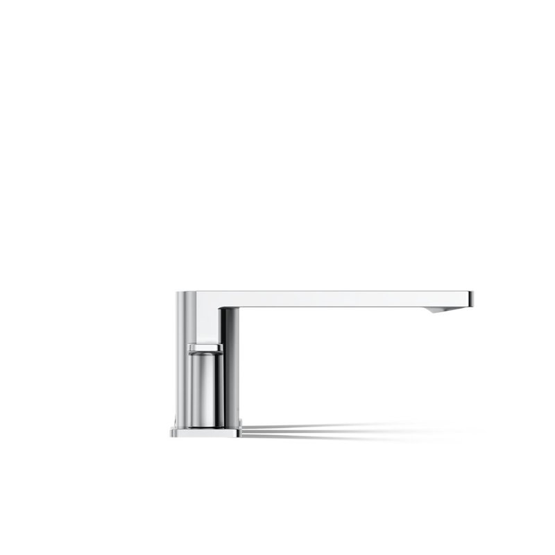 Parallel Two-Handle Deck-Mount Bath Faucet, Polished Bronze